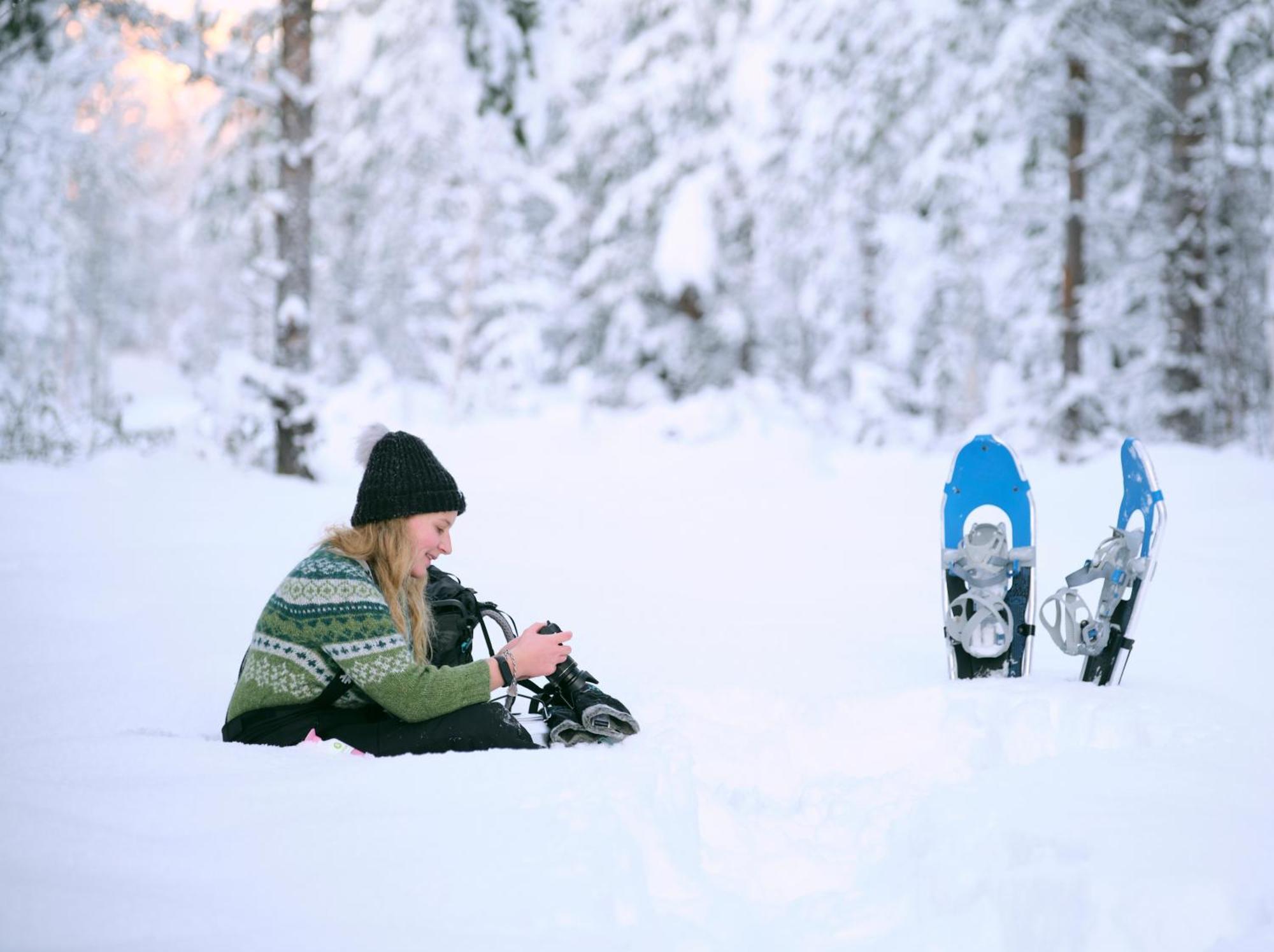 Langforsen Glamping & Lapland Experience Hotel Lapptrask Bagian luar foto